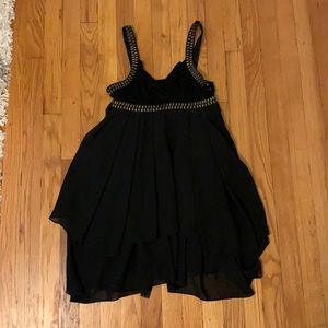 Black Chiffon Cocktail Dress